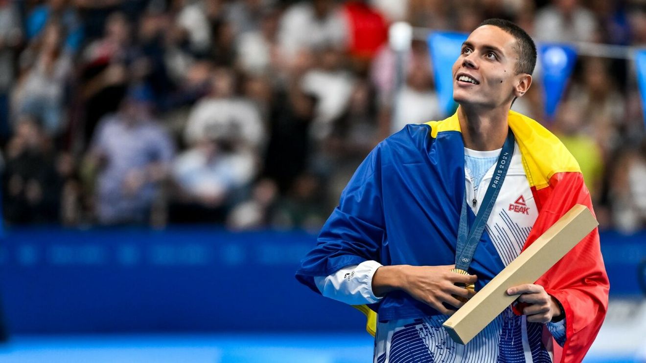 Chin și sacrficiu pentru David Popovici după ce a câștigat medalia de aur la Jocurile Olimpice de la Paris! Câte ore a fost ținut la controlul antidoping. EXCLUSIV