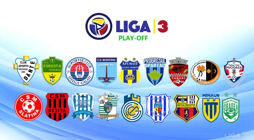 Știm 18 echipe din 20 calificate la primul baraj de promovare în Liga 2! Doar într-o serie se mai dă lupta pentru locul 1, în timp ce în trei serii nu este încheiată bătălia pentru locul 2