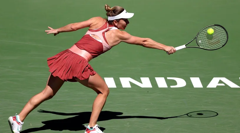 La ce oră joacă Simona Halep meciul cu Cori Gauff din turul trei la Indian Wells. Duelul Sorana Cîrstea - Anna Kalinskaya, programat mai devreme