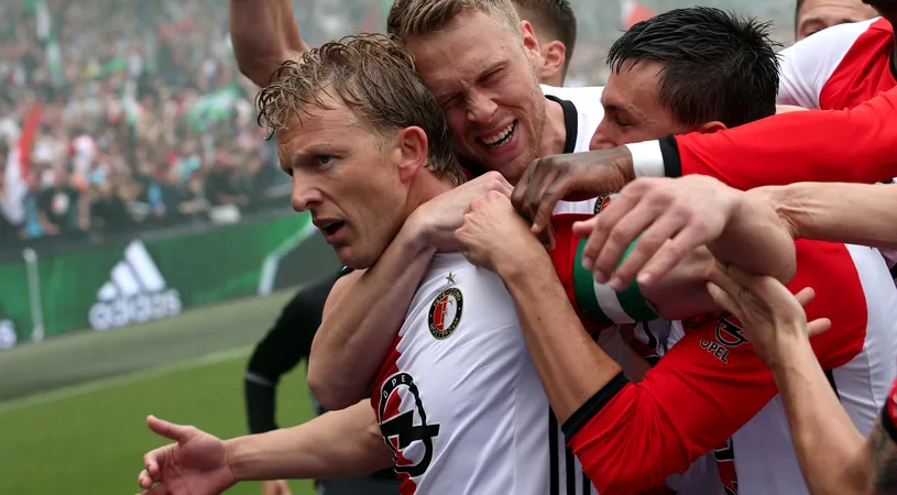 Momentul așteptat de Feyenoord de 18 ani! Veteranul Dirk Kuyt a adus primul titlu din acest mileniu la Rotterdam! Olandezul de 36 de ani a reușit un hat-trick de zile mari și a declanșat nebunia. VIDEO