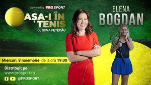 Elena Bogdan, invitata Irinei Fetecău la „Așa-i în tenis”! Cum s-a îndrăgostit de tenis sportiva care a jucat alături de Simona Halep finala la Roland Garros