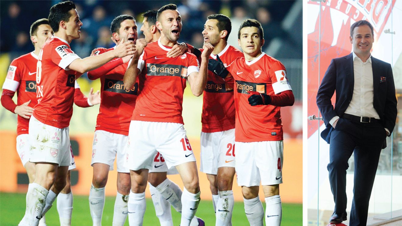 Profesorul Negoiță! **Investitorul a ieșit la tablă și le-a ținut lecții dinamoviștilor