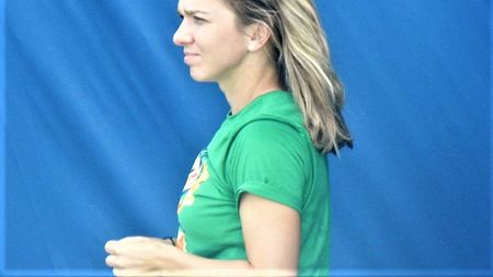 Moment neobișnuit pentru Simona, la Cincinnati! FOTO | Halep, filmată de americani în timp ce-și schimba tricoul