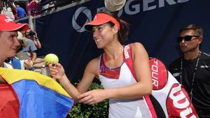 FOTO | Românii iubesc tenisul :)! Cum își arată "devotamentul" pentru conaționale la BRD Open 