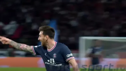 Leo Messi, prima reușită în tricoul lui PSG! Gol superb pentru argentinian după un câlcâi al lui Kylian Mbappe