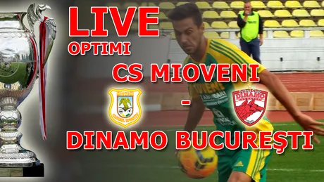 CS Mioveni - Dinamo 1-0.** Trupa lui Claudiu Niculescu produce o nouă surpriză în Cupă