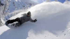 Show de snowboarding în Parcul Tineretului