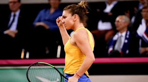 „Sunt încrezătoare, știu ce trebuie să fac, mâine o să dau totul”. Discursul Simonei Halep la finalul primei zile și omul care o motivează: „Îi mulțumesc mult că a venit”