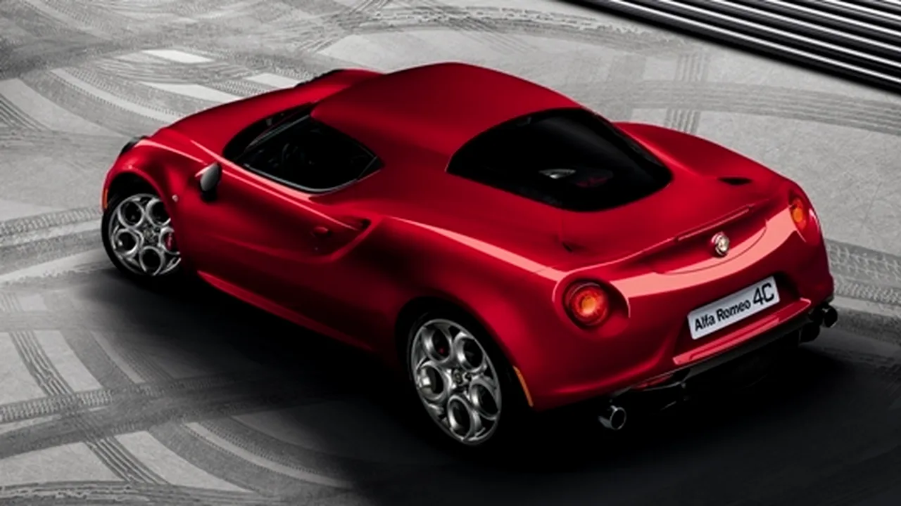 Alfa Romeo 4C va fi prezentat în premieră mondială la Salonul Auto de la Geneva 2013