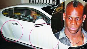 Balotelli are ouă!** Fanii lui United i-au bombardat Bentley-ul de 150.000 de eruo