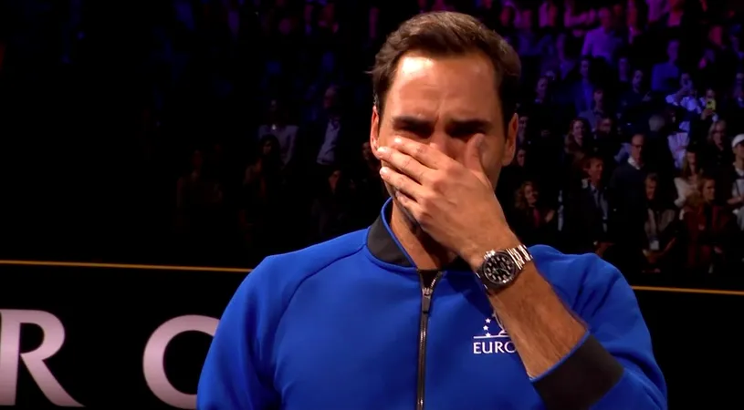 Regele tenisului nu mai e! Roger Federer a jucat ultimul meci din carieră alături de Rafael Nadal, la Laver Cup! Cel mai iubit tenismen a izbucnit în lacrimi pe teren | GALERIE FOTO & VIDEO