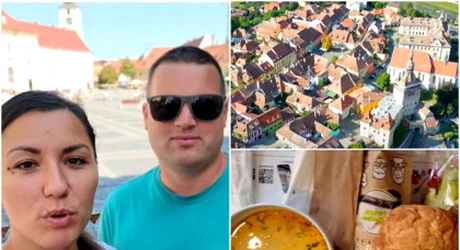 Doi turiști americani, uimiți de prețurile dintr-un restaurant din Sibiu. Cât au plătit pe o ciorbă și o șaorma: 