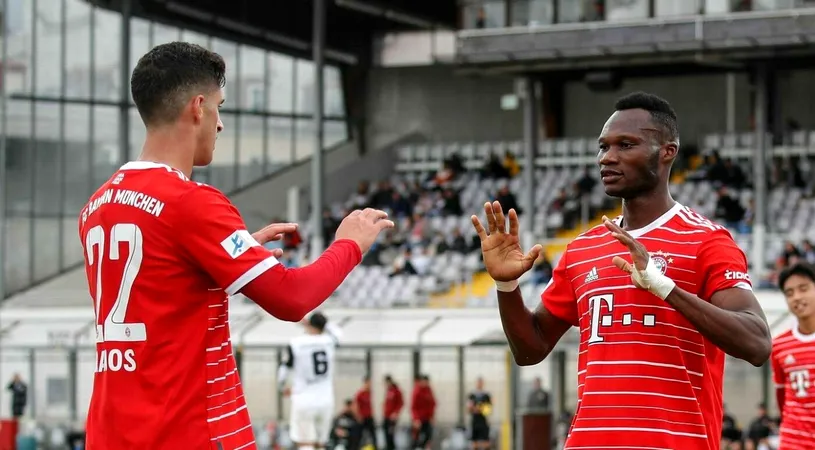 Fostul dinamovist Desire Azankpo a debutat cu gol la Bayern Munchen! Internaționalul din Benin a avut nevoie de 36 de secunde pentru a marca