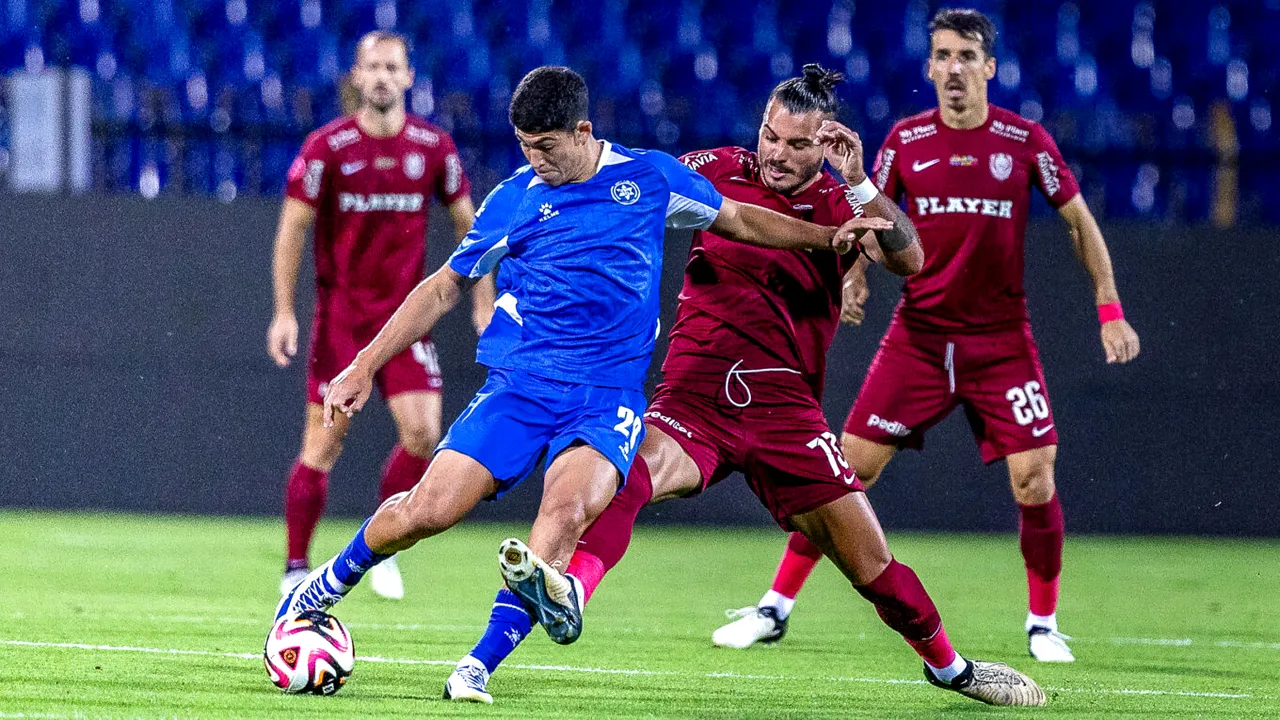 Maccabi Petach Tikva – CFR Cluj 0-1 și Corvinul Hunedoara - Astana 1-2, în prima manșă a turului 3 preliminar din Conference League! Ardelenii au prima șansă la calificarea în play-off