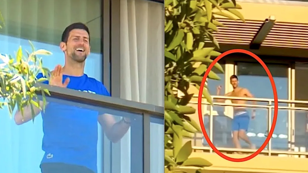 Ce n-a văzut Australia: fanii au încins hora sub balconul lui Novak Djokovic! Cum a reacționat liderul ATP |?VIDEO