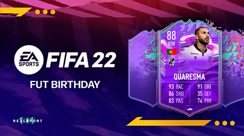 Ricardo Quaresma în FIFA 22! Atacantul de bandă dreapta are un super card ofensiv în cel mai popular simulator de fotbal
