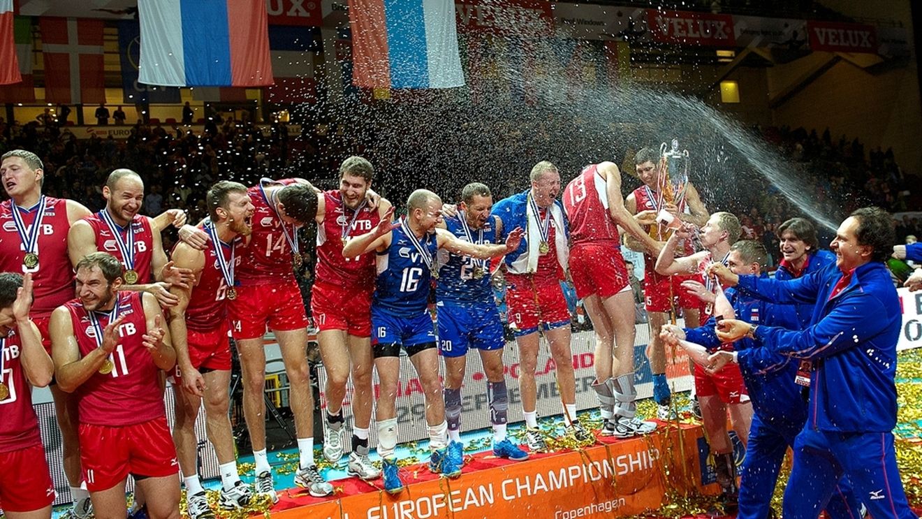 Rusia a câștigat titlul european la volei masculin