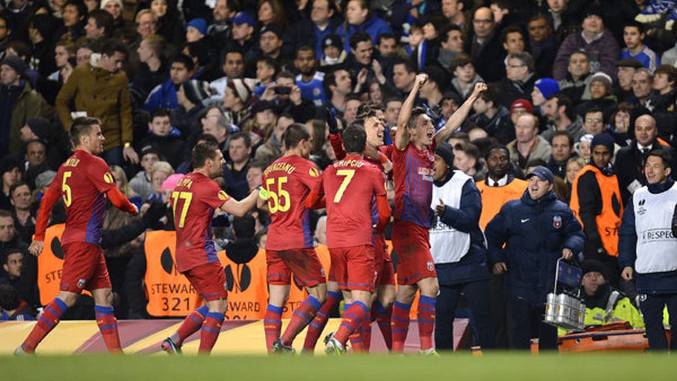 Nu s-au întâlnit prea des cu așa ceva.** Englezii au căscat ochii plini de uimire când au văzut ce se întâmplă pe Stamford Bridge. Steaua - un nou record incredibil