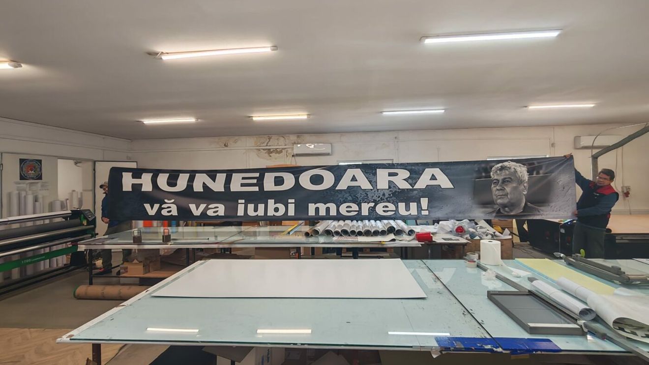 Moment emoționant la FC Voluntari - Corvinul pentru Mircea Lucescu