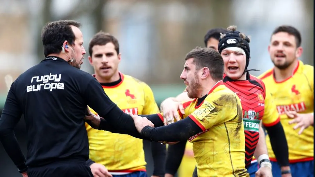 FR de Rugby, comunicat oficial despre arbitrul de la Belgia - Spania. Arbitrul a fost fugărit pe teren