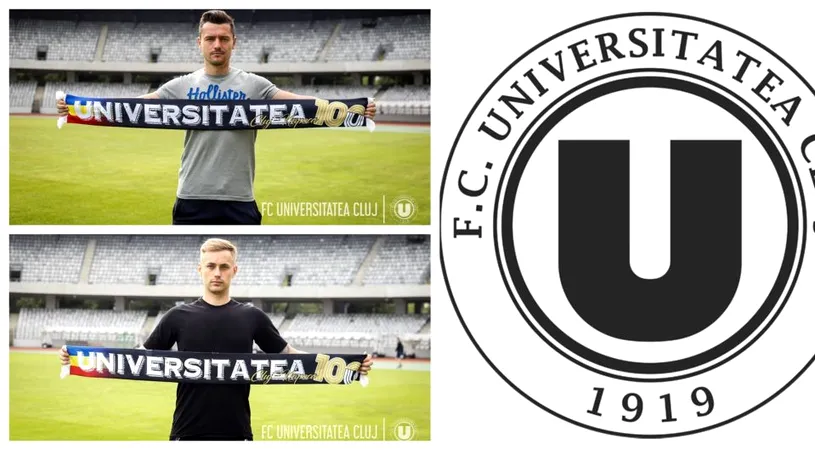 ”U” Cluj și-a anunțat primele transferuri pentru noul sezon de Liga 2! Vlad Muțiu și Laurențiu Rus sunt ”studenți”