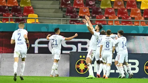 FCSB - Oțelul Galați 0-2, în etapa 18 din Superliga. Liderul, îngenuncheat pe Arena Națională de trupa lui Dorinel Munteanu