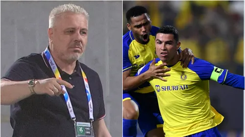 Al Raed, umilită de Al Nassr!  Silviu Lung Jr. și Alex Mitriță n-au mișcat în fața lui Cristiano Ronaldo! Cum a reacționat Marius Șumudică la întâlnirea cu starul portughez | VIDEO & FOTO