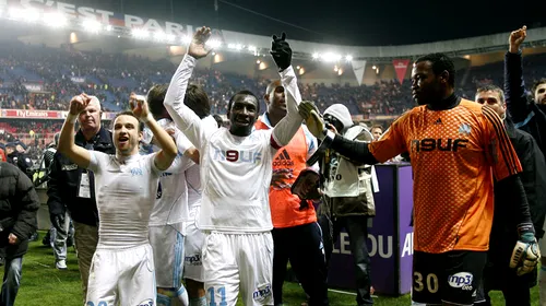 VIDEO / O. Marseille se impune în derby-ul Franței, 3-1 cu PSG pe „Parc de Princes”