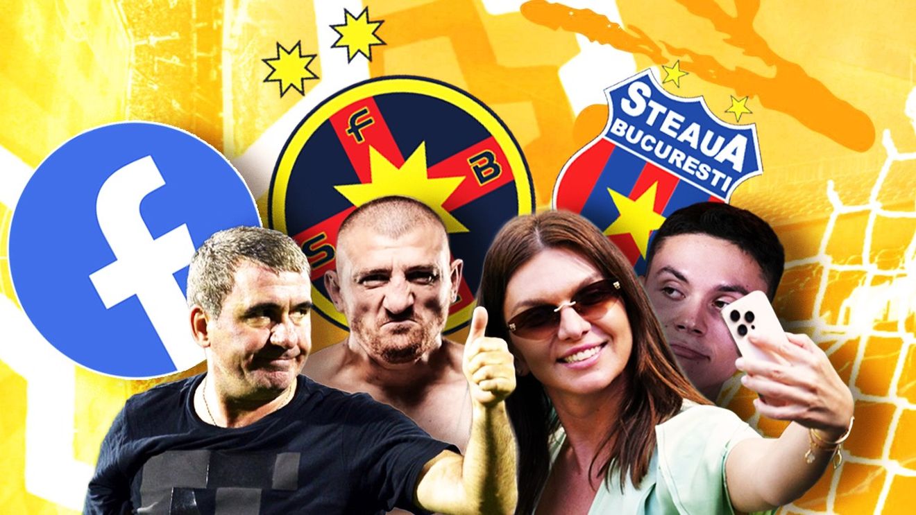 SPECIAL Economia atenției pe social media. Simona Halep și FCSB domină pe Facebook. Pe ce loc e Hagi și care sunt marile surprize: CSA Steaua, invizibil