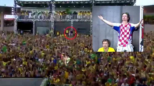VIDEO | Singur împotriva „galbenilor”. Reacția unui fan croat la penalty-ul dictat împotriva țării sale