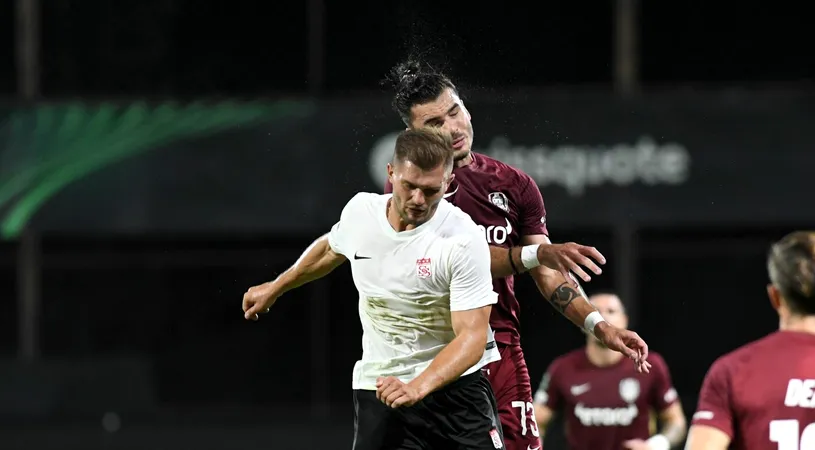 CFR Cluj - Sivasspor 0-1, în etapa 2 din Conference League. Campioana României pierde la limită