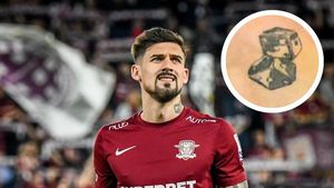 Semnează Alexandru Albu prelungirea cu Rapid? Ce înseamnă tatuajul de la gâtul fotbalistului: „Sunt 8 punctulețe” | INTERVIU EXCLUSIV