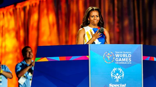 Michelle Obama a participat la deschiderea Jocurilor Olimpice Speciale: „Eu și soțul meu vă iubim din toată inima”
