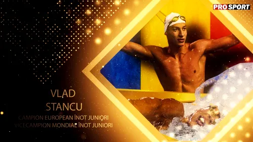 Colecție de medalii oferită de Vlad Stancu! Tânărul de 17 ani a triumfat la Campionatele Europene de înot pentru juniori și a doborât 25 de recorduri naționale