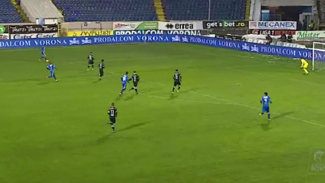 FC Botoșani - U Craiova 2-1. Debut fericit pentru Liviu Ciobotariu! Două goluri spectaculoase pentru Fabbrini și Fulop. Mateiu a redus din diferență