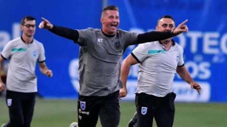 Un fost portar de Liga 1 a revenit între buturi la 43 de ani şi jumătate. Echipa unde e şi antrenor se luptă pentru promovarea în Liga 2