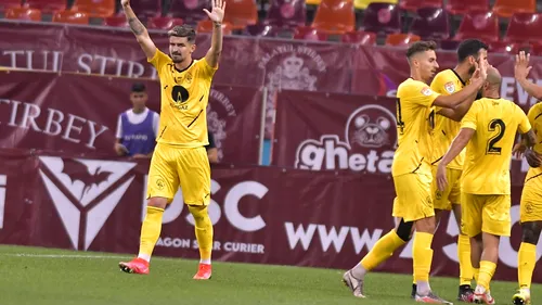 „Călăul” Rapidului, Vlad Morar, a refuzat să se bucure la gol. „Un sentiment ciudat să marchez. Am trăit clipe frumoase la Rapid”