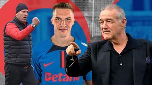 Pe urmele noului star de la FCSB: „Am strigat de bucurie! I-am spus soției că se va lipi la gol!”. Primii pași importanți făcuți de Andrei Gheorghiță în fotbal și cum a ajuns să fie luat de Gigi Becali: „Alții se lasă, dar el nu și-a arătat adevărata valoare. Marja de progres este fantastică”. VIDEO EXCLUSIV