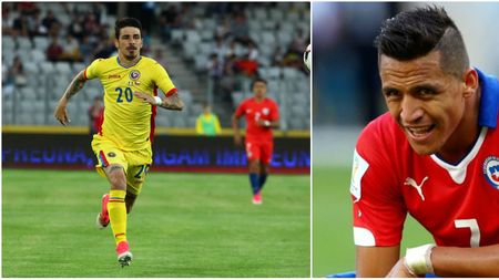 Momentul în care îi spui "NU" unui fotbalist uriaș la schimbul de tricouri! Hanca a oferit faza serii la amicalul cu Chile: "Sanchez mi-a dat tricoul lui. Eu nu i l-am dat pe al meu" :)