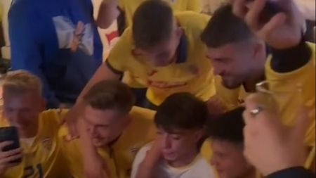 Au apărut primele imagini de la petrecerea elevilor lui Daniel Pancu. Vedetele României U21 și-au făcut „talentul” pe ritmurile manelistului George Talent