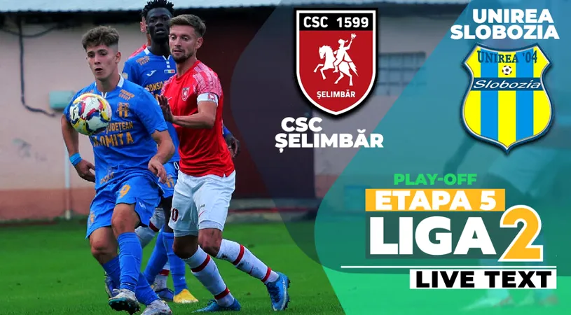 Unirea Slobozia întoarce scorul la Cisnădie și câștigă derby-ul pentru locul 1 cu CSC Șelimbăr. Mihalcea îl învinge pe Niculescu și face încă un pas spre SuperLigă