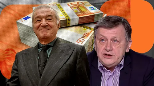 Gigi Becali, atac fără precedent la Crin Antonescu: „Eu joc un meci şi iau două milioane de euro, tu ceri 25 de euro de la nevastă ca să bei o bere la Bruxelles”. EXCLUSIV