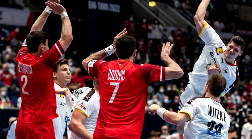 Rezultatele zilei de duminică la Campionatul European EHF de handbal masculin: Ungaria, victorie în ultimele șase secunde cu Portugalia: „Un thriller!” Ce a făcut Germania
