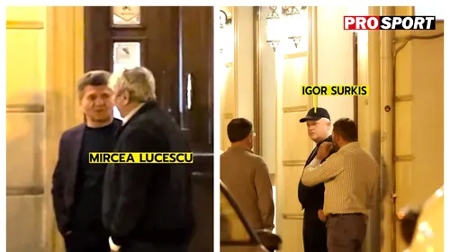 Întâlnire secretă la București între Mircea Lucescu și Igor Surkis, oligarhul care a fugit cu 17 milioane de dolari în portbagaj! Au pus la cale viitorul lui Dinamo Kiev | FOTO & VIDEO EXCLUSIV