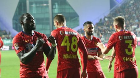 Hermannstadt - FCSB 0-4. Vicecampioana a urcat în play-off, după ce Florinel Coman a făcut spectacol: dublă și două pase de gol