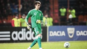 Ciprian Tătărușanu s-a antrenat în sală la prima ședință de pregătire a echipei naționale