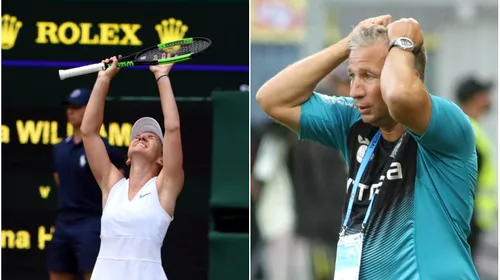 Dan Petrescu nu și-a putut ascunde emoțiile după succesul Simonei Halep de la Wimbledon: „Am plâns la final”