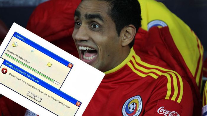 "Cannot install FIFA World Cup" FOTO: Gluma serii după egalul cu Grecia. Ce mesaj de eroare au primit românii :)