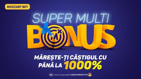 Zi importantă pentru fotbalul românesc – susține echipele noastre și câștigă mai mult cu Super Multi Bonus de la Mozzart Bet! (P)