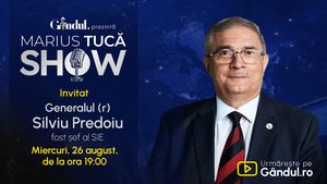 Marius Tucă Show începe miercuri, 26 august, de la ora 19.00, live pe Gândul. Invitat: Gen (R) Silviu Predoiu